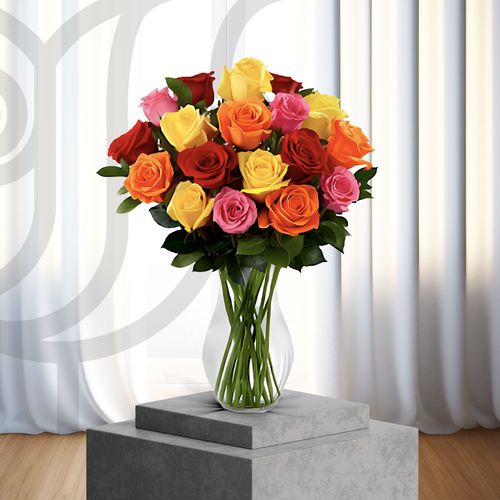 Mixed Colors Roses/Fillers thumbnail view 1 - BuyFlowers