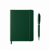 Custom Journal - Green - Fresh flower delivery | Order online from BuyFlowers